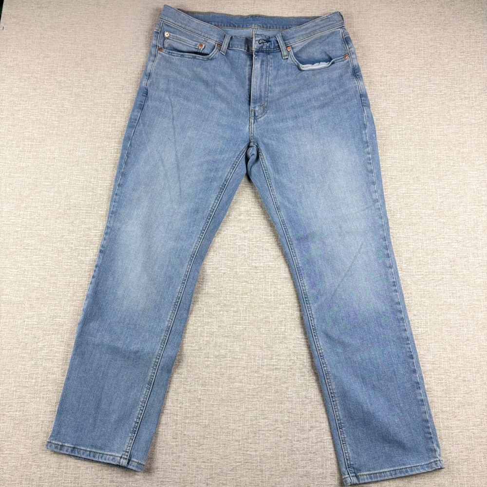 Levis 541 Mens 34x30 Light Distress Jeans Thigh Fade ** Vintage Style ** Denim